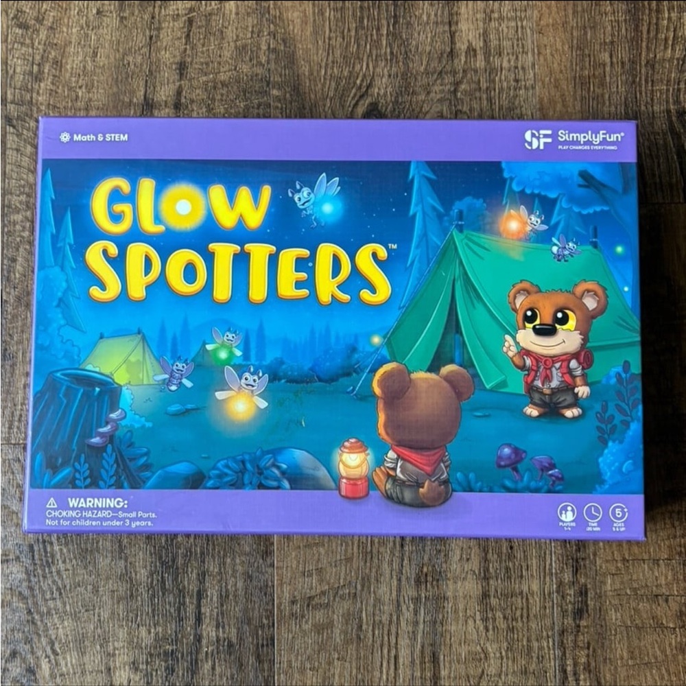 SimplyFun Glow Spotters Learning Game Addition Spatial Reasoning